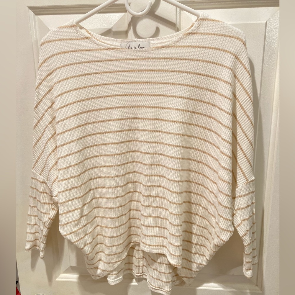 Striped Cream Blouse
